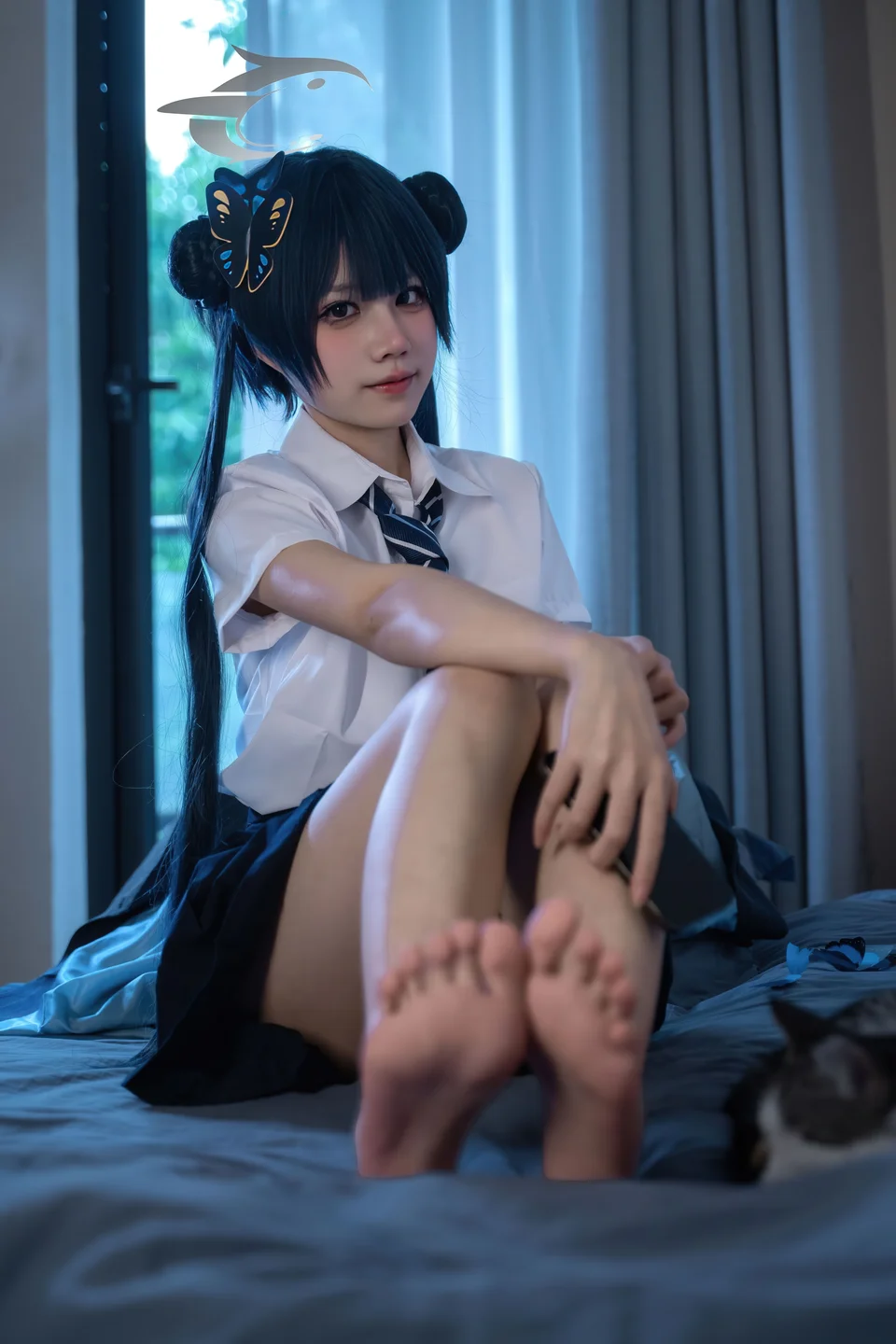 清水凪 - No.001 蔚蓝档案·龙华妃咲 JK [52P-526MB] tg@simisebaisi 【丝足阁】034.webp